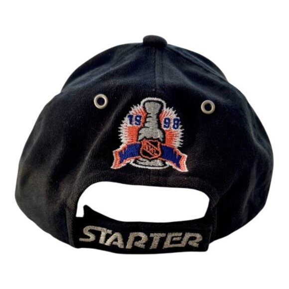 VTG Detroit Red Wings 1998 Stanley Cup Champs NHL Starter Adjustable Hat Cap - Picture 7 of 9